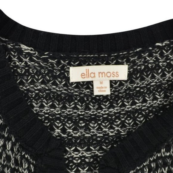 NWT Ella Moss Women's Soft Wool Sweater size M - Picture 6 of 7